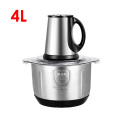 Mini multifunctional electric 4L kitchen tool manual vegetable cutter food garlic pepper meat grinder